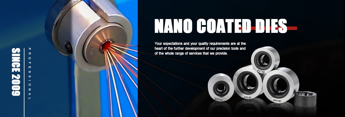 Nano-diamond CVD coating stranding die
