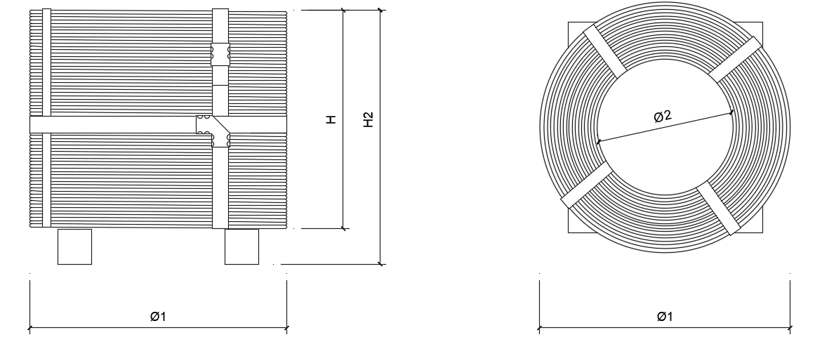 Coil size and presentation